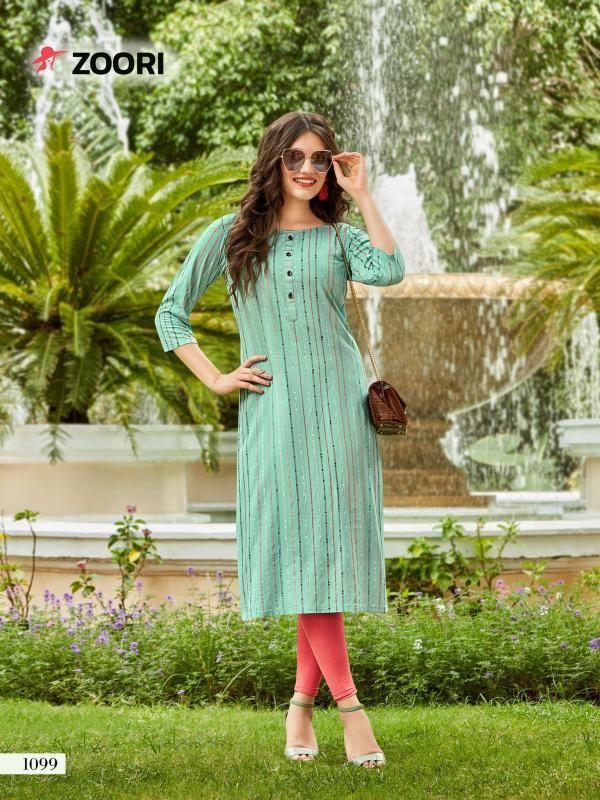 Zoori Akshara 17 Rayon Printed Casual Wear Kurtis Edition